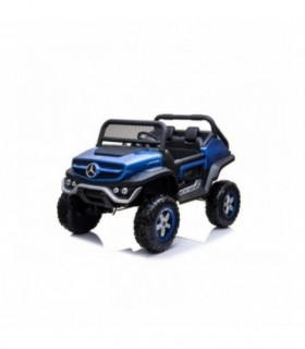 Voiture électrique miniature Mercedes-Benz UNIMOG - Bleue Té
