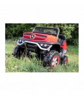 Voiture électrique miniature Mercedes-Benz UNIMOG - Bleue Té