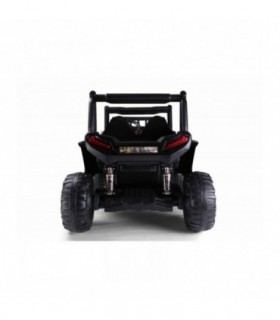 Voiture electrique utv mx rouge 24V deux places en cuir télé
