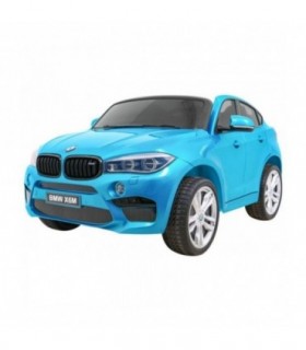 Voiture électrique 2 places 12V BMW X6M Bleue Métallisée - Pack Luxe