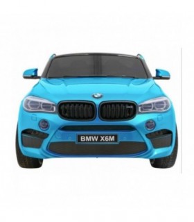 Voiture électrique 2 places 12V BMW X6M Bleue Métallisée - Pack Luxe