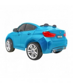 Voiture électrique 2 places 12V BMW X6M Bleue Métallisée - Pack Luxe