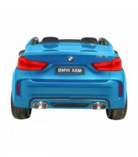 Voiture électrique 2 places 12V BMW X6M Bleue Métallisée - Pack Luxe