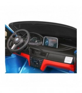 Voiture électrique 2 places 12V BMW X6M Bleue Métallisée - Pack Luxe