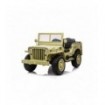 Voiture électrique 3 places 12V USA ARMY 4X4 Beige