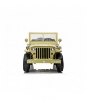 Voiture électrique USA ARMY 4X4 Trois places Lecteur MP3 ave