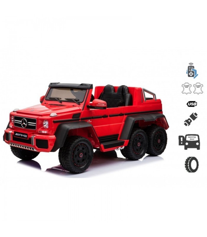 Voiture electrique enfànt 2 places 12V Mercedes G63 amg 6x6