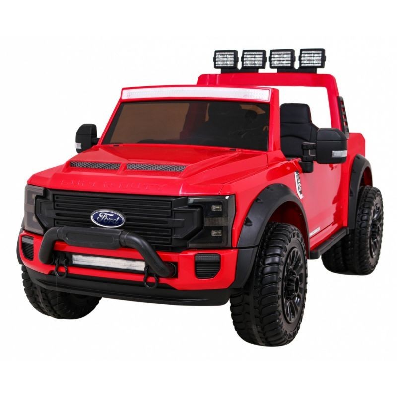 Voiture Jeep Ford Duty électrique 2 places 24V Rouge, Ford duty électrique  enfant
