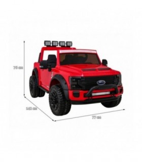 Voiture électrique 2 places 24V Jeep Ford Duty Rouge