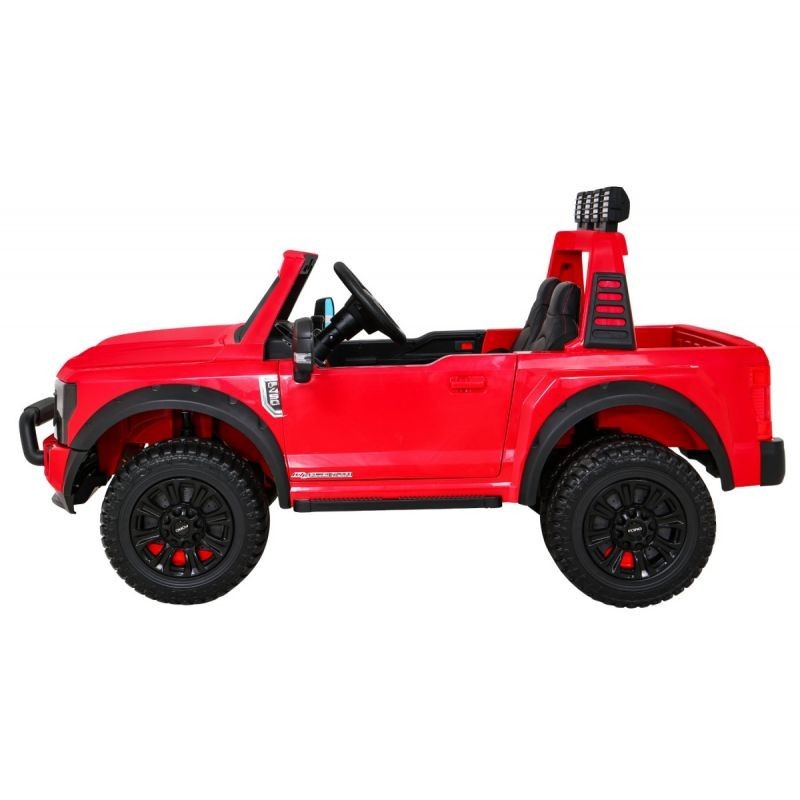 Voiture électrique 2 places pour enfant 24V Jeep Ford Duty Rouge