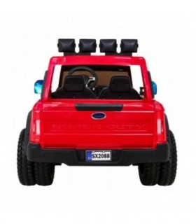 Voiture électrique 2 places 24V Jeep Ford Duty Rouge