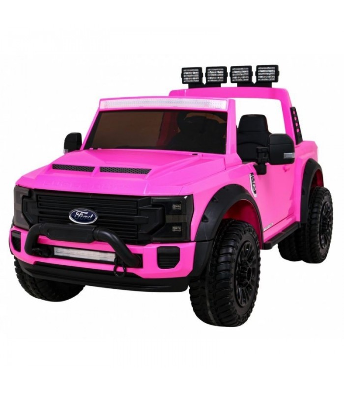 Voiture électrique 2 places 24V Jeep Ford Duty Rose