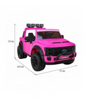 Voiture électrique 2 places 24V Jeep Ford Duty Rose