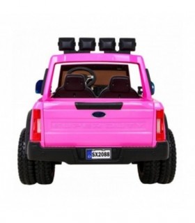Voiture électrique 2 places 24V Jeep Ford Duty Rose