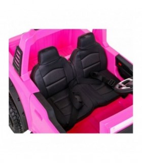 Voiture électrique 2 places 24V Jeep Ford Duty Rose