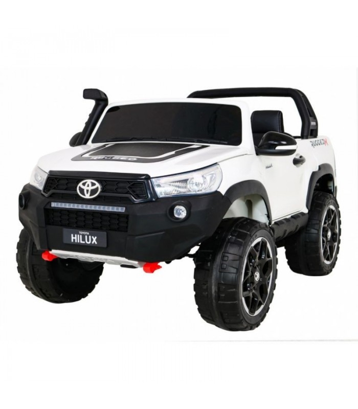 Voiture électrique 2 places2x12V Toyota Hilux Blanche