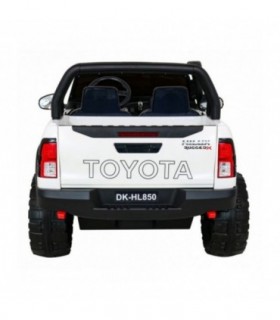 Voiture électrique 2 places2x12V Toyota Hilux Blanche