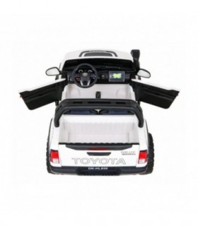 Voiture électrique 2 places2x12V Toyota Hilux Blanche