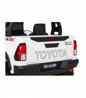 Voiture électrique 2 places2x12V Toyota Hilux Blanche