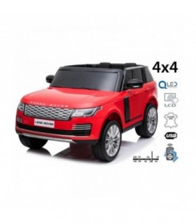 Voiture electrique enfànt range rover 12V 2 places rouge dou