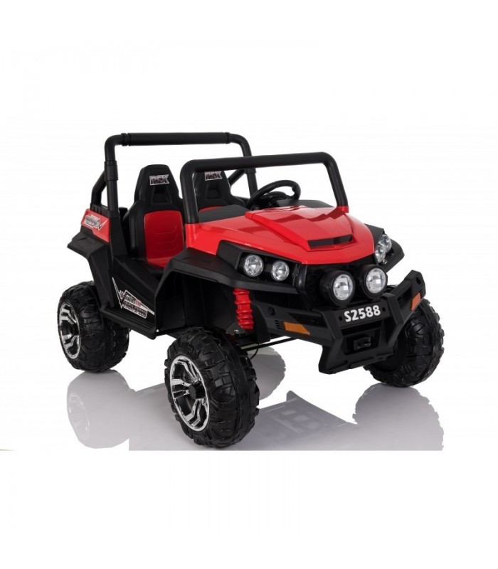 Buggy electrique enfànt 2 places 24V RSX buggy couleur Rouge