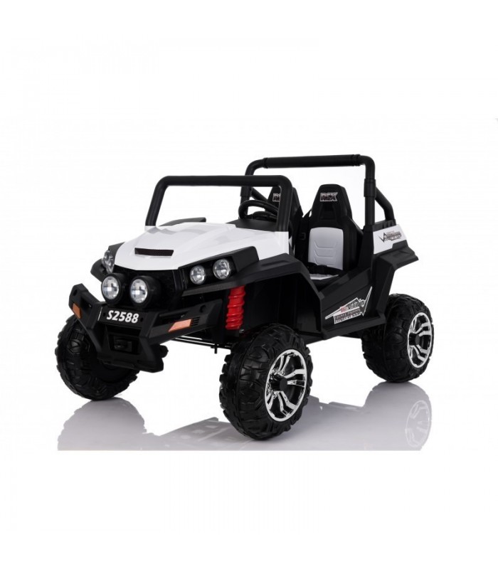 Buggy electrique enfànt 2 places 24V RSX buggy couleur Blanc