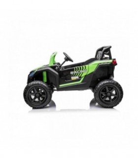 Voiture jouet autoporté électrique UTV XXL 24V Vert deux pla
