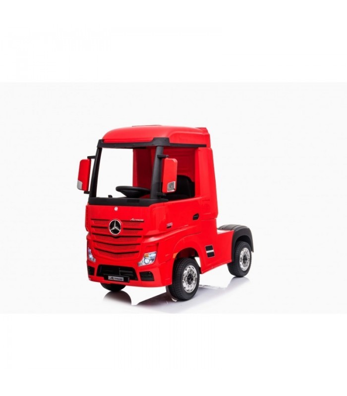Véhicule électrique Mercedes-Benz Actros rouge siège en cuir