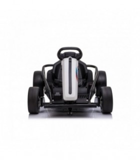 DRIFT-CAR 24V Rouge Roues de dérive lisses Moteur 2 x 350W M
