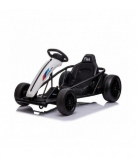 DRIFT-CAR 24V Rouge Roues de dérive lisses Moteur 2 x 350W M