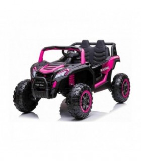 Voiture électrique 2 places 12V Buggy UTV 2000 Rose - Pack Luxe