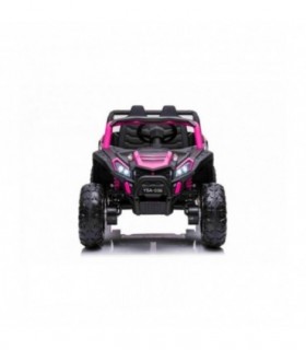 Voiture électrique 2 places 12V Buggy UTV 2000 Rose - Pack Luxe