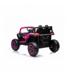 Voiture électrique 2 places 12V Buggy UTV 2000 Rose - Pack Luxe