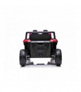 Voiture électrique 2 places 12V Buggy UTV 2000 Rose - Pack Luxe