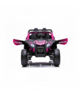 Voiture électrique 2 places 12V Buggy UTV 2000 Rose - Pack Luxe