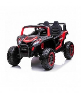 Voiture électrique 2 places 12V Buggy UTV 2000 Rouge - Pack Luxe