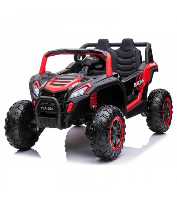 Voiture électrique 2 places 12V Buggy UTV 2000 Rouge - Pack Luxe