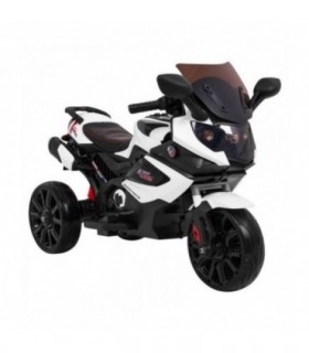 Moto électrique 12V Grand Sport Blanche - pack luxe