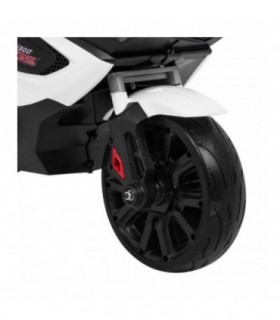 Moto électrique 12V Grand Sport Blanche - pack luxe