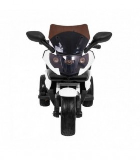 Moto électrique 12V Grand Sport Blanche - pack luxe