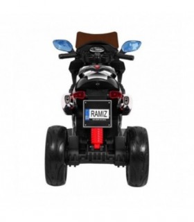 Moto électrique 12V Grand Sport Blanche - pack luxe