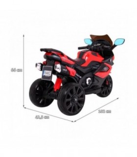 Moto électrique 12V Grand Sport Rouge - pack luxe