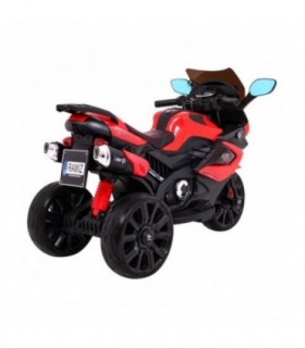 Moto électrique 12V Grand Sport Rouge - pack luxe