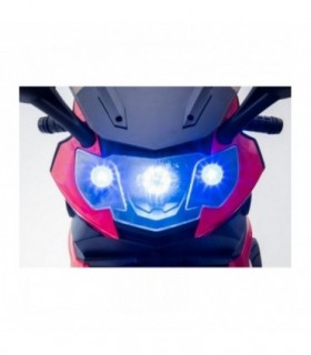 Moto électrique 12V Grand Sport Rouge - pack luxe