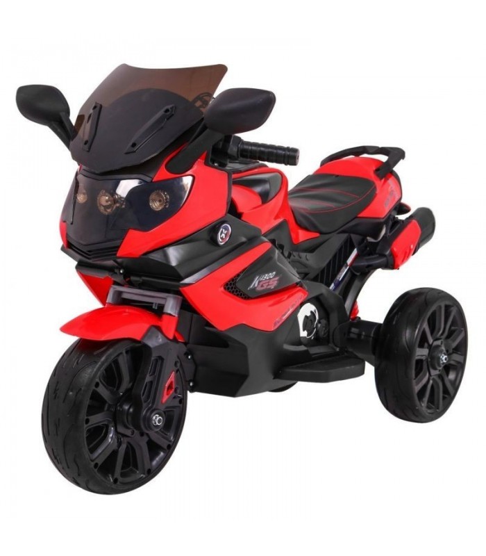 Moto électrique 12V Grand Sport Rouge - pack luxe