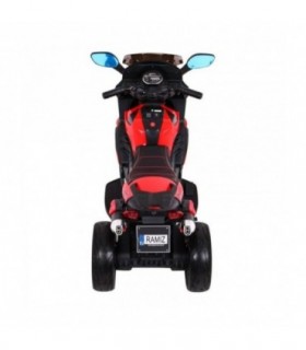 Moto électrique 12V Grand Sport Rouge - pack luxe
