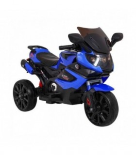 Moto électrique 12V Grand Sport Bleue - pack luxe