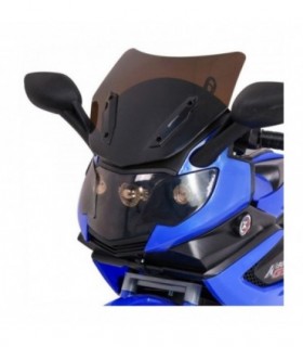 Moto électrique 12V Grand Sport Bleue - pack luxe