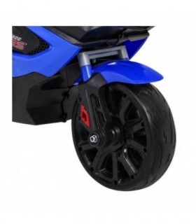 Moto électrique 12V Grand Sport Bleue - pack luxe