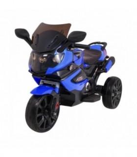 Moto électrique 12V Grand Sport Bleue - pack luxe